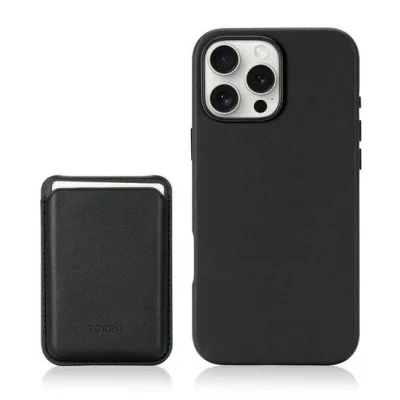 Cover Iphone 16 Pro Max Magsafe Case + Wallet Stand Torrii Koala - Black